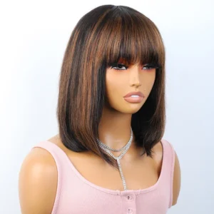 Bob Wigs With Bangs